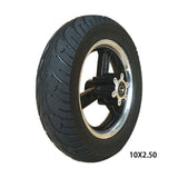 Maxbell 10in Electric Scooter Tyre Inner Tube Shock Absorbing Anti Skid Rubber Wheel 10X2.50 and Wheel Hub - Aladdin Shoppers