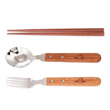 Maxbell Outdoor Camping Tableware Backpacking Home Office Wood Utensils Chopsticks - Aladdin Shoppers