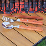 Maxbell Outdoor Camping Tableware Backpacking Home Office Wood Utensils Spoon - Aladdin Shoppers
