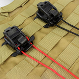 Maxbell Backpack Molle Webbing Buckle Pack Elastic Rope for Camping Rucksack Red - Aladdin Shoppers