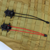 Maxbell Backpack Molle Webbing Buckle Pack Elastic Rope for Camping Rucksack Red - Aladdin Shoppers