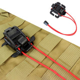Maxbell Backpack Molle Webbing Buckle Pack Elastic Rope for Camping Rucksack Red - Aladdin Shoppers