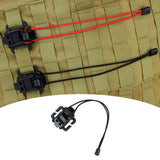 Maxbell Backpack Molle Webbing Buckle Pack Elastic Rope for Camping Rucksack Black - Aladdin Shoppers