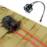 Maxbell Backpack Molle Webbing Buckle Pack Elastic Rope for Camping Rucksack Black - Aladdin Shoppers
