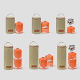 Maxbell Gas Canister Bag Multi-Function Portable Carry Case for Outdoor Backpacking 12.5x20cm - Aladdin Shoppers