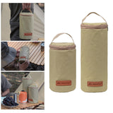 Maxbell Gas Canister Bag Multi-Function Portable Carry Case for Outdoor Backpacking 12.5x20cm - Aladdin Shoppers