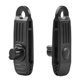 Maxbell 10 Pieces Tarp Clips Clamp Awning Tighten Tent Snaps with D Carabiners - Aladdin Shoppers