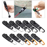 Maxbell 10 Pieces Tarp Clips Clamp Awning Tighten Tent Snaps with D Carabiners - Aladdin Shoppers