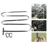 Maxbell Tent Awning Extension Belt Lanyard Rope Draw Rope Camping Black - Aladdin Shoppers