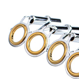 Maxbell 5x Fishing Rod Tip Guide Ring Set Circle Pole Repair Kit 9 Size Gold - Aladdin Shoppers