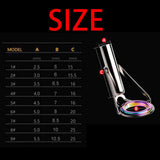 Maxbell 5x Fishing Rod Tip Guide Ring Set Circle Pole Repair Kit 9 Size Gold - Aladdin Shoppers