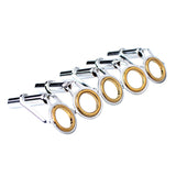 Maxbell 5x Fishing Rod Tip Guide Ring Set Circle Pole Repair Kit 9 Size Gold - Aladdin Shoppers