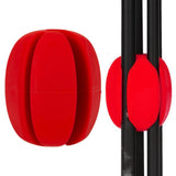 Maxbell Portable Fishing Rod Egg Tie Holder Clip Accessories Equipment Tool red - Aladdin Shoppers