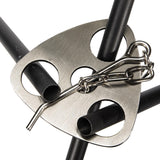 Maxbell Camping Tripod Board with Adjustable Hang Chain DIY Cooking Stove Holder - Aladdin Shoppers