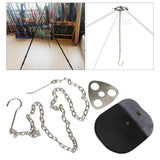 Maxbell Camping Tripod Board with Adjustable Hang Chain DIY Cooking Stove Holder - Aladdin Shoppers