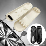 Maxbell Portable Plastic Dart Case Holds 3 Darts for Dart Tips, Shafts and Flights White - Aladdin Shoppers