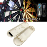 Maxbell Portable Plastic Dart Case Holds 3 Darts for Dart Tips, Shafts and Flights White - Aladdin Shoppers