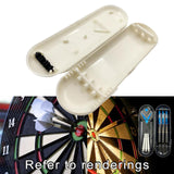 Maxbell Portable Plastic Dart Case Holds 3 Darts for Dart Tips, Shafts and Flights White - Aladdin Shoppers