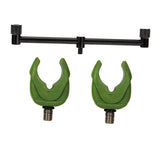 Maxbell Aluminum Alloy Fishing Rod Butt Rest Fishing Buzz Bar Carp Equipment Gear 31cm Arm Green - Aladdin Shoppers