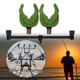 Maxbell Aluminum Alloy Fishing Rod Butt Rest Fishing Buzz Bar Carp Equipment Gear 31cm Arm Green - Aladdin Shoppers