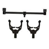 Maxbell Aluminum Alloy Fishing Rod Butt Rest Fishing Buzz Bar Carp Equipment Gear 31cm Magnetic Black - Aladdin Shoppers
