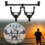 Maxbell Aluminum Alloy Fishing Rod Butt Rest Fishing Buzz Bar Carp Equipment Gear 31cm Magnetic Black - Aladdin Shoppers