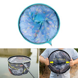 Maxbell Collapsible Agility Landing Net Shake Dry Coarse Match Fishing Net Carp Fish Blue Dia 30CM - Aladdin Shoppers