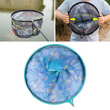 Maxbell Collapsible Agility Landing Net Shake Dry Coarse Match Fishing Net Carp Fish Blue Dia 30CM - Aladdin Shoppers
