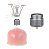 Maxbell 4xGas Stove Adapter Fitting BUTANE Adaptor Canister Converter Long Tank Tool