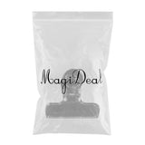 Maxbell 4x4PCS Clear Fly Tying CDC Feather Clip Dubbing Hackle Holding Tools Fly Tying 45mm