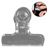 Maxbell 4x4PCS Clear Fly Tying CDC Feather Clip Dubbing Hackle Holding Tools Fly Tying 45mm