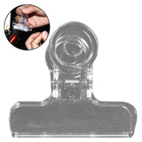 Maxbell 2x4PCS Clear Fly Tying CDC Feather Clip Dubbing Hackle Holding Tools Fly Tying 45mm