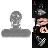 Maxbell 4x4PCS Clear Fly Tying CDC Feather Clip Dubbing Hackle Holding Tools Fly Tying 45mm