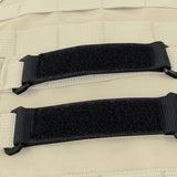 Maxbell 4xTactical Morale Patch Board Molle Attachment Clip On Clothing Accessories Black