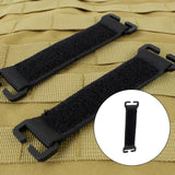 Maxbell 4xTactical Morale Patch Board Molle Attachment Clip On Clothing Accessories Black