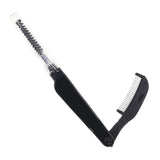 Maxbell 4xFly Tying Tool Dubbing Brush Foldable Comb Plastic Hair Comb Forcep Tool DIY