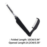 Maxbell 3xFly Tying Tool Dubbing Brush Foldable Comb Plastic Hair Comb Forcep Tool DIY