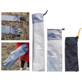 Maxbell 2xOutdoor Tent Pegs Storage Bag Holder Drawstring Carrying Pouch 28x13.5cm