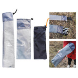 Maxbell 4xOutdoor Tent Pegs Storage Bag Holder Drawstring Carrying Pouch 28x13.5cm