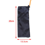 Maxbell 3xOutdoor Tent Pegs Storage Bag Holder Drawstring Carrying Pouch 28x13.5cm