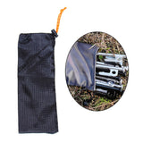 Maxbell 4xOutdoor Tent Pegs Storage Bag Holder Drawstring Carrying Pouch 28x13.5cm