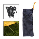 Maxbell 4xOutdoor Tent Pegs Storage Bag Holder Drawstring Carrying Pouch 28x13.5cm