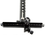 Maxbell Recurve Bow Sight with Ring and Single Fiber Optical Pin T Shape Bowsight Black - Aladdin Shoppers