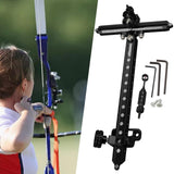 Maxbell Recurve Bow Sight with Ring and Single Fiber Optical Pin T Shape Bowsight Black - Aladdin Shoppers