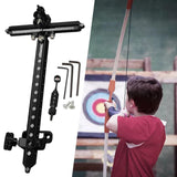 Maxbell Recurve Bow Sight with Ring and Single Fiber Optical Pin T Shape Bowsight Black - Aladdin Shoppers