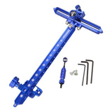 Maxbell Recurve Bow Sight with Ring and Single Fiber Optical Pin T Shape Bowsight Blue - Aladdin Shoppers