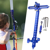 Maxbell Recurve Bow Sight with Ring and Single Fiber Optical Pin T Shape Bowsight Blue - Aladdin Shoppers