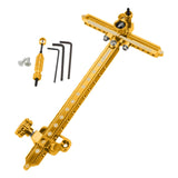 Maxbell Recurve Bow Sight with Ring and Single Fiber Optical Pin T Shape Bowsight Gold - Aladdin Shoppers