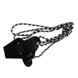 Maxbell Bow Stringer 200cm Cocking Rope with No-Slip Pad String Tool Shooting Aid Black White - Aladdin Shoppers