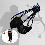 Maxbell Bow Stringer 200cm Cocking Rope with No-Slip Pad String Tool Shooting Aid Blue Black White - Aladdin Shoppers